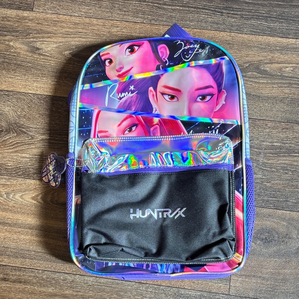 HUNTRX Holographic Backpack with Character Design